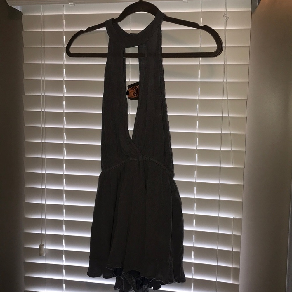 Gray romper